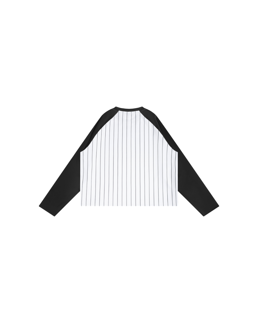 Striped Raglan Crop Tee