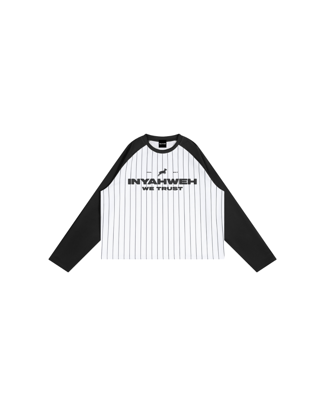 Striped Raglan Crop Tee