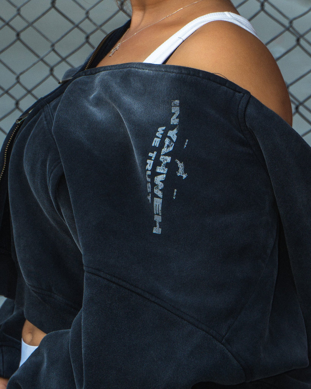 Sun-Faded Zip Hoodie