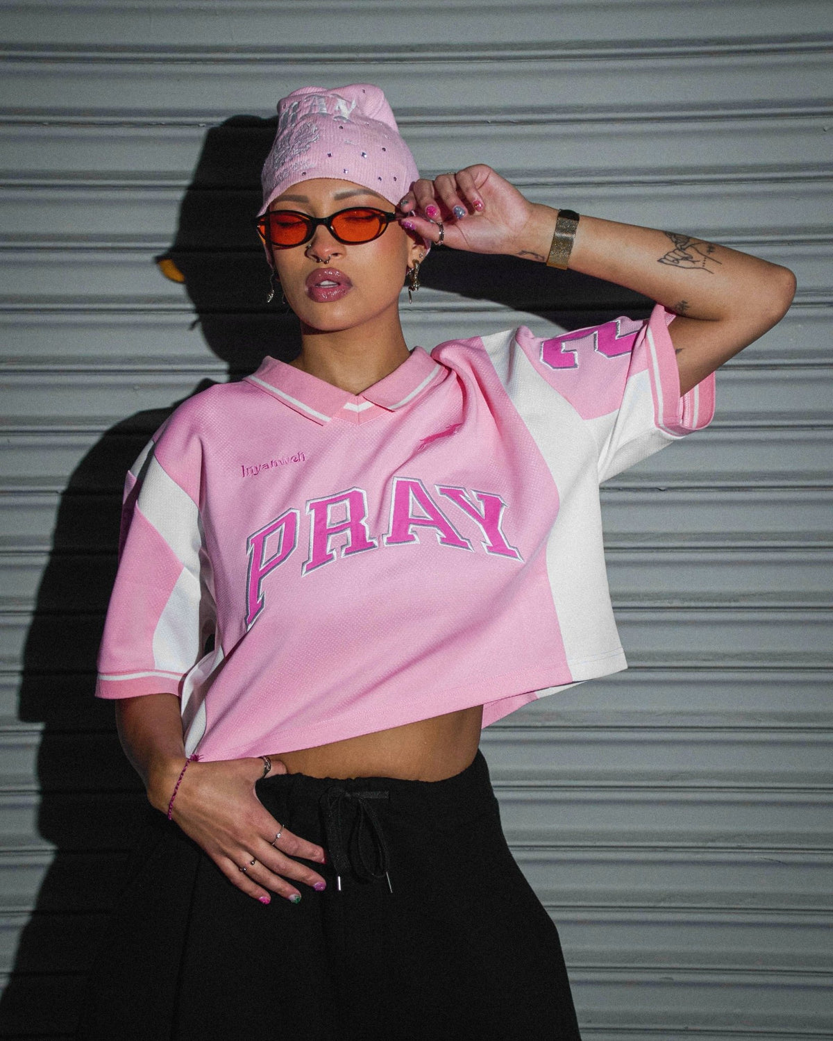 PRAY Cropped Jersey